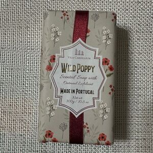 Vila Cardillium Wild Poppy Scented Soap with Oatmeal Exfoliant 1 Bar